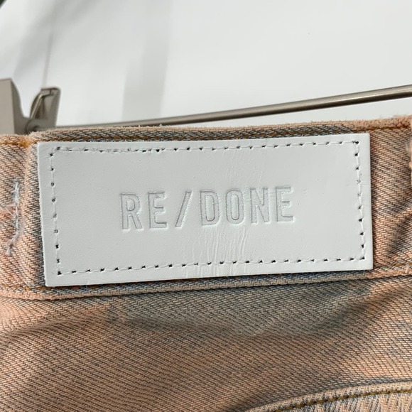 NEW! RE/DONE 90s High Rise Sz 26 Loose Natural Sedona Distress Jeans $275 I10-14 - Picture 5 of 10